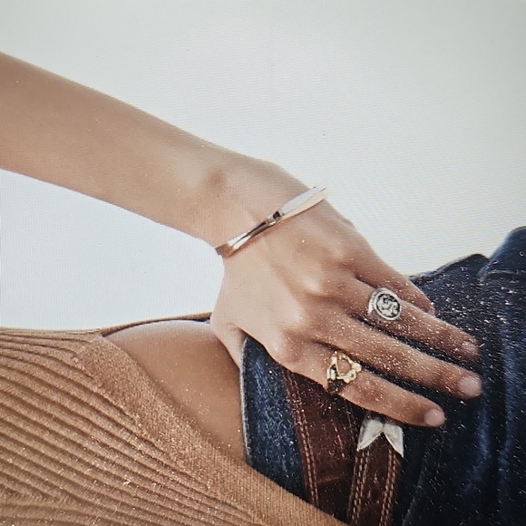 NWT Topshop Ribbed Bandeau Convertible Top/High Waist Skirt w Slit Camel L - Picture 3 of 14